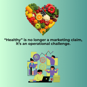 Supply chain challenges affecting availability of healthy food in modern markets
